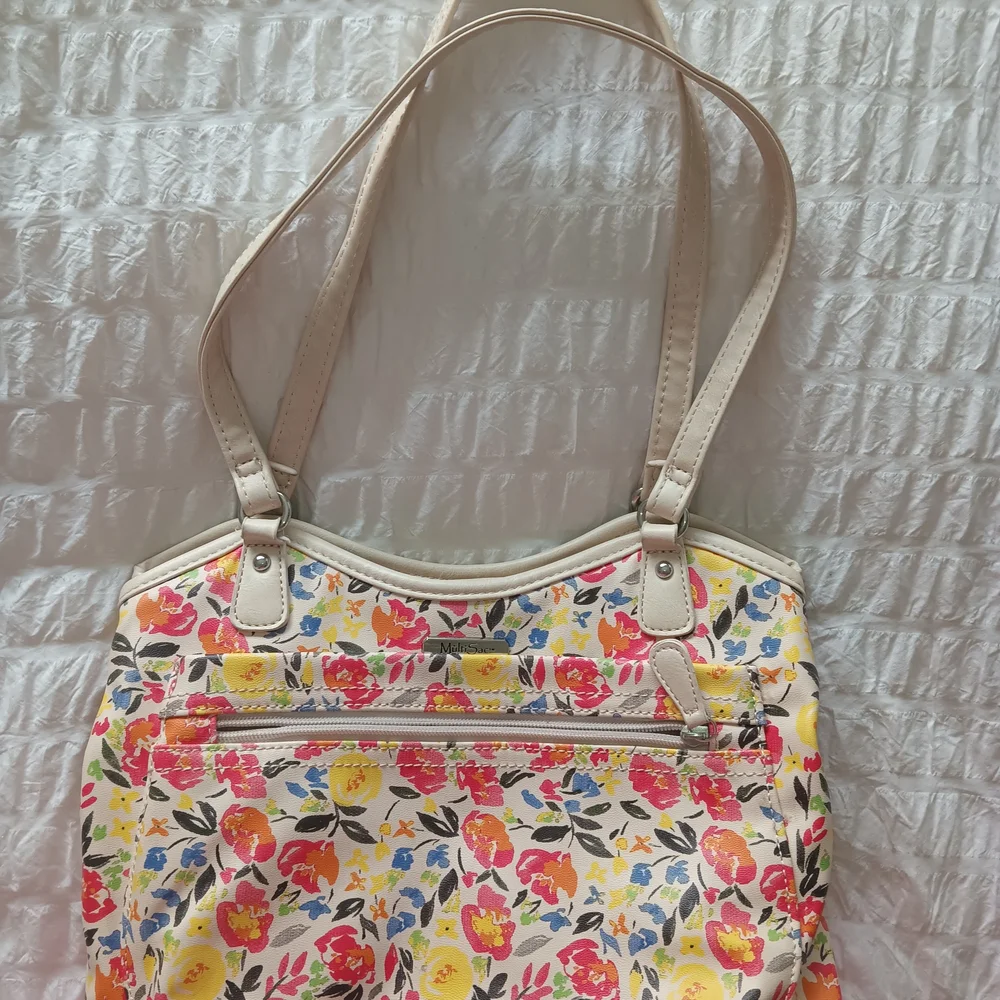 Multicolor Floral Women's Shoulder Bag - Picture 2 of 14